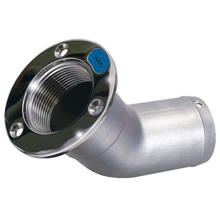 Däcksförskruvning rostfri 45gr 38 mm