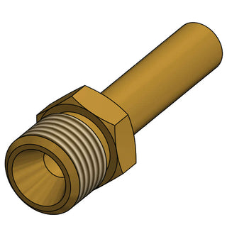 Gasol Ø8 mm rörstuts – LH1/4" gänga
