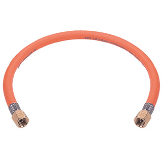 Gasolslang 80 cm, 1/4" koppling i båda ändar