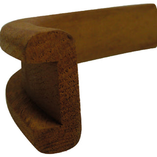 Roca U-list insida teak 50/90º, spår 10mm