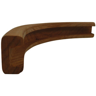 Roca U-list utsida teak 100/90º, spår 12mm