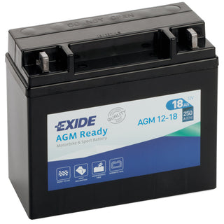 Exide AGM startbatteri, 18 Amp