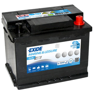 Exide Dual AGM-batteri, 60 Amp