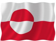 Båtflagga Grönland 70 cm