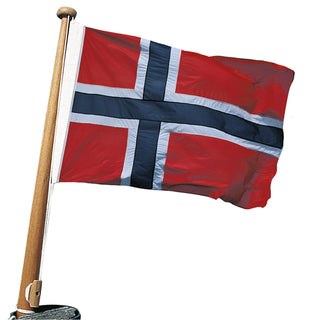 Båtflagga polyester Norge, 120x75 cm
