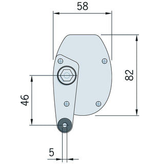 Roca W05 torkarmotor 56 mm 12 V