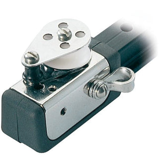 Ronstan Ändkontroll med block 19 mm skena