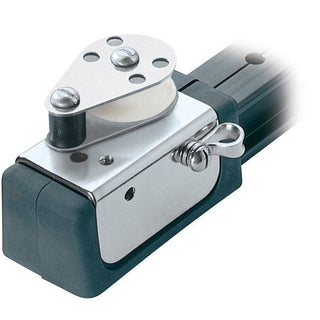 Ronstan Ändkontroll med block 32 mm skena