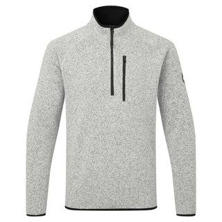 Gill 1500 Fleecejacka 1/4 blixtlås, Grå strl XXL