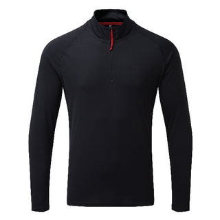 Gill UV009 Herr UV Långarmad Zip T-shirt Marinblå strl. M