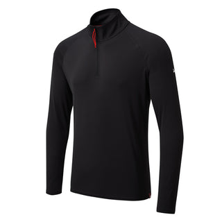 Gill UV009 Herr UV Långärmad Zip T-shirt svart strl XXL