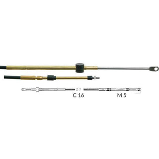 Ultraflex Reglagekabel c16 kvicksilver standard, 12 fot