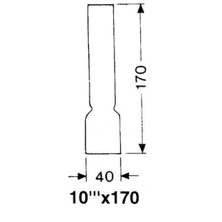 DHR Lampglas 10''' x 170 mm