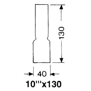 DHR Lampglas 10''' x 130 mm