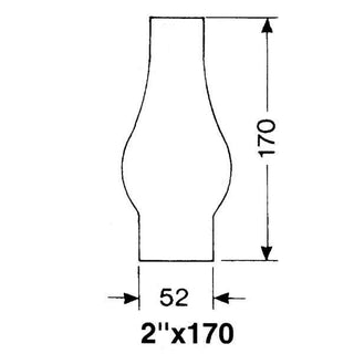 DHR Lampglas 2''' x 170 mm